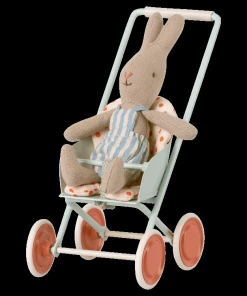 Maileg Sky Blue Micro Stroller - Maileg