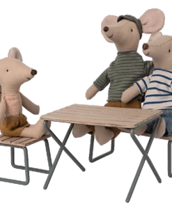 Maileg Garden Set - Table, Chair & Bench, Mouse
