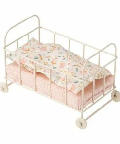 Maileg Micro Metal Baby Cot