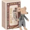 Maileg Little Brother Mouse In Matchbox