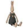 Maileg Rabbit Size 3 Green Overalls