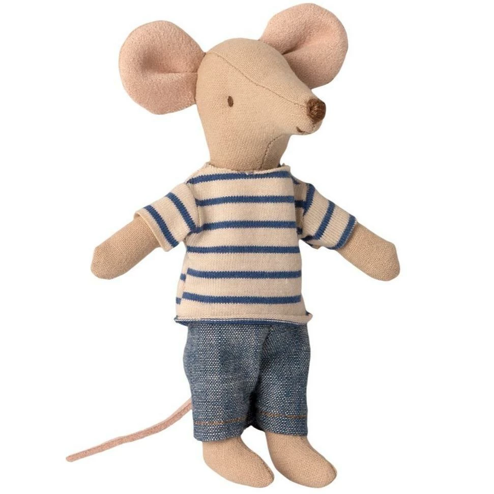 Maileg Topolino Fratello Maggiore Maglietta A Righe