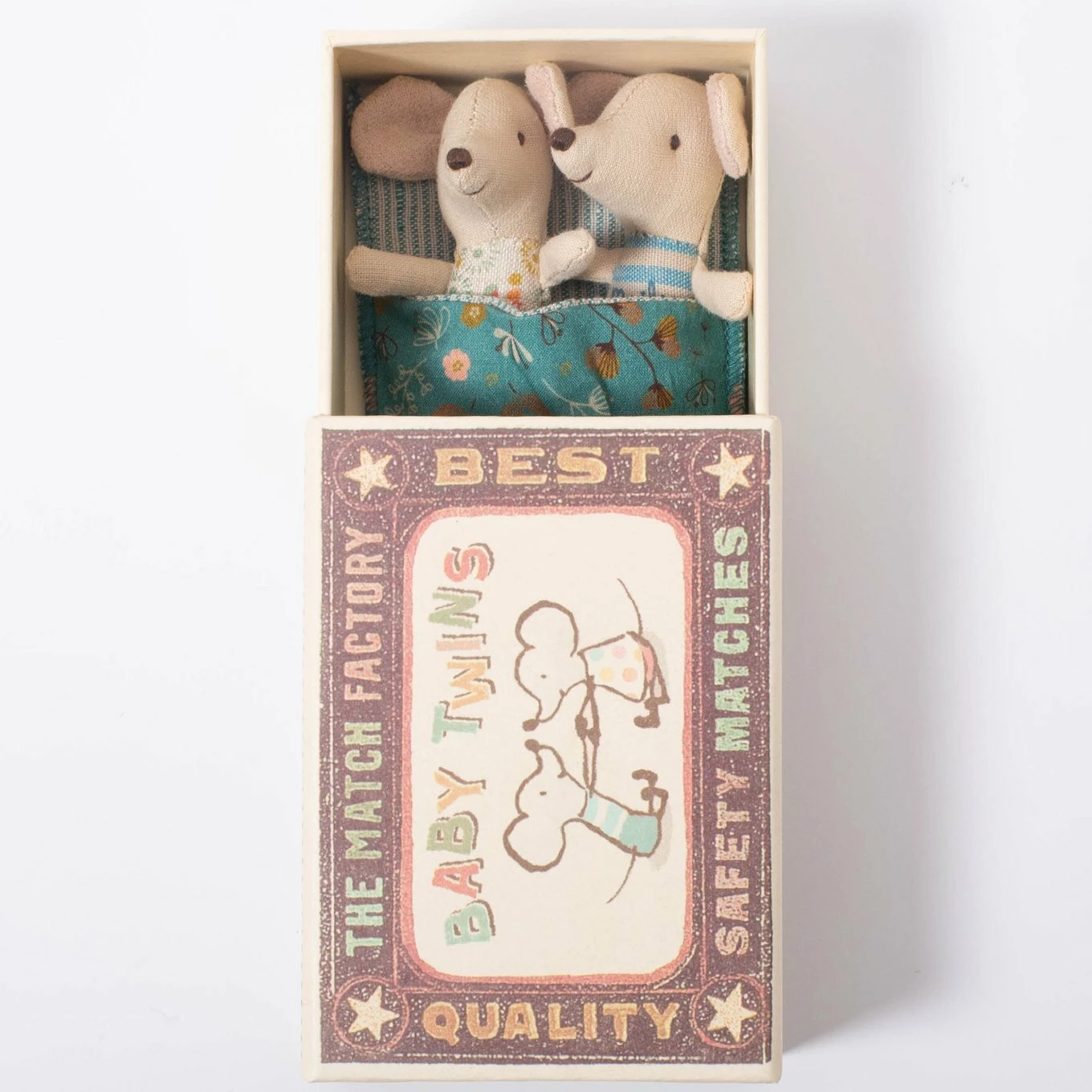 Maileg Mice Twins In A Box