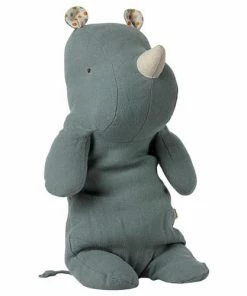 Maileg Safari Friends Medium Nashorn Dusty Blue
