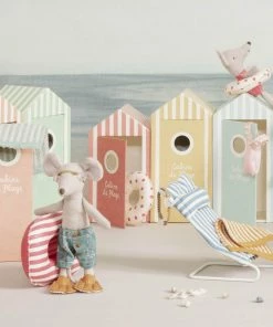 Maileg Cabina De Playa Con Hermana Pequeña