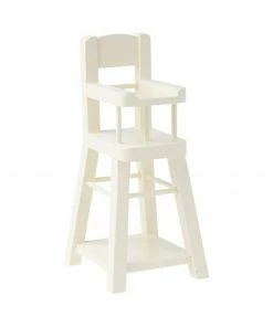 Maileg Micro Off White Wood High Chair