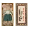 Maileg Big Brother Mouse in Retro Style Matchbox Toy