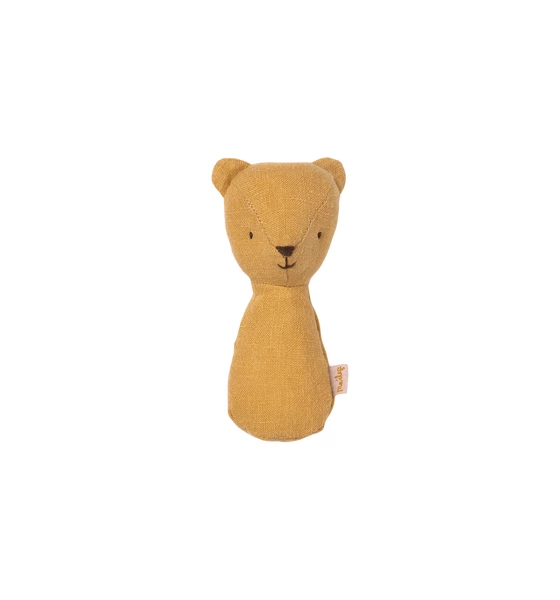 Maileg Yellow Teddy Lullaby Rattle
