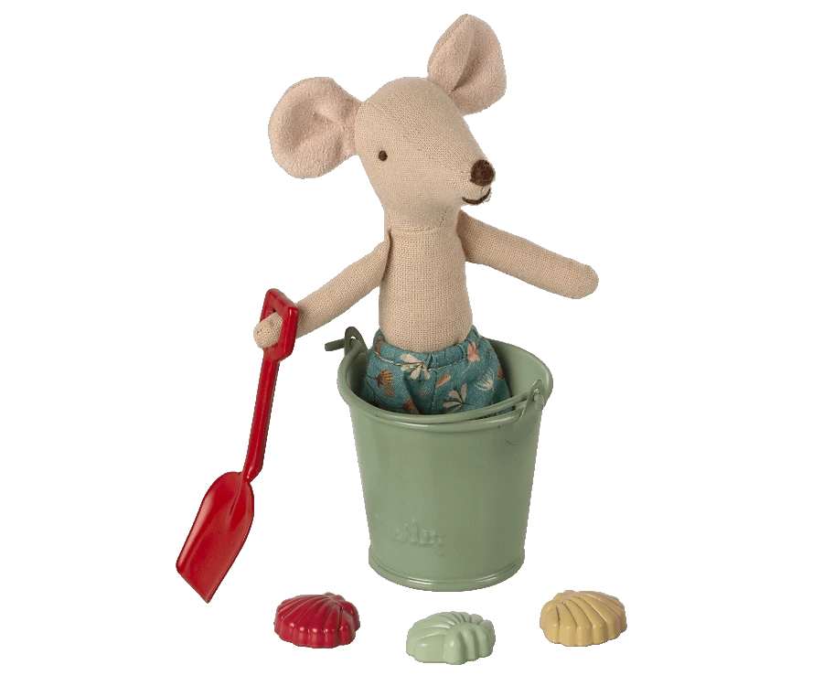 Maileg Beach Set Shovel Bucket Shells