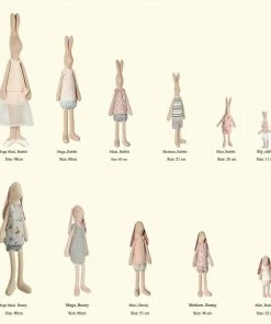 Maileg Bunny In Red Dress Size 3