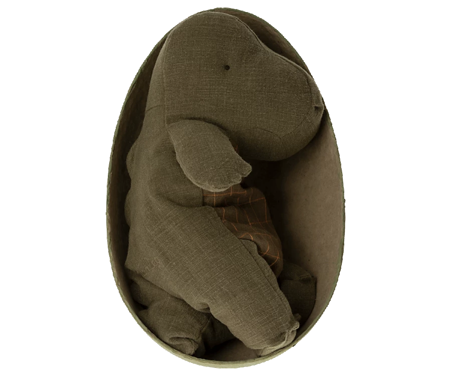 Maileg Forrest Green Medium Gantosaurus In Egg