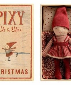 Maileg Pixy Elfie In Matchbox