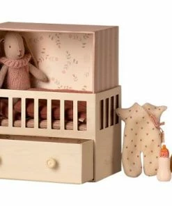 Maileg Baby Room With Micro Bunny