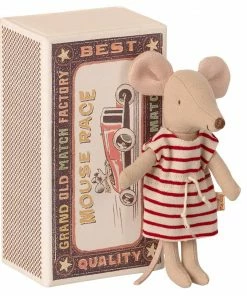 Maileg Topolina Grande In Scatola Di Fiammiferi