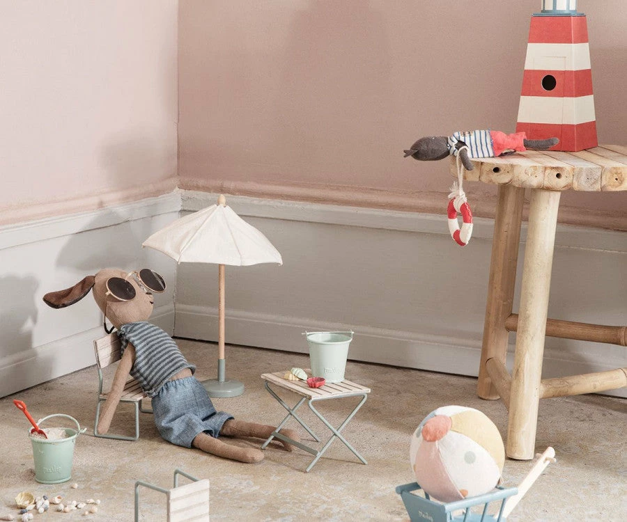 Maileg Beach Set Shovel, Bucket & Shells