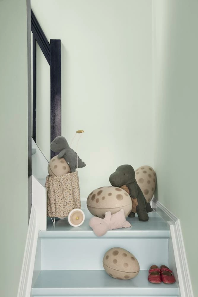 Maileg Safari Friends Medium Rhino Dusty Blue