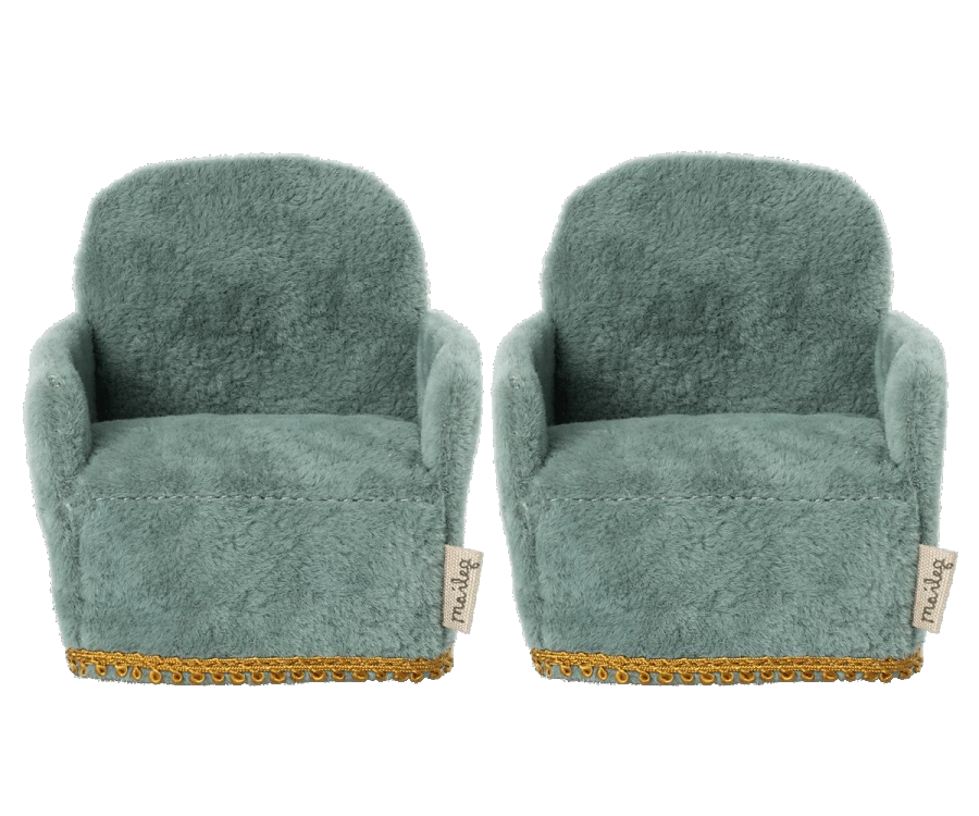 Maileg Chair, Mouse, 2 Pack - Toy