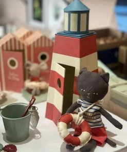 Maileg Beach Collection Sauveteur Tower With Cat Mice
