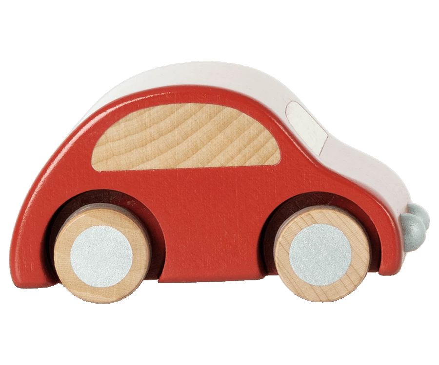 Maileg Red Wooden Car