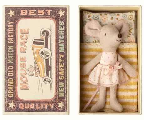 Maileg Little Sister Mouse In Box