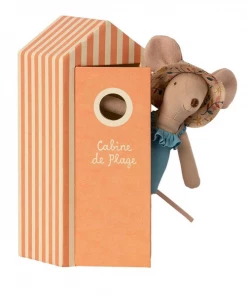 Maileg Mum Mouse In Beach Cabin