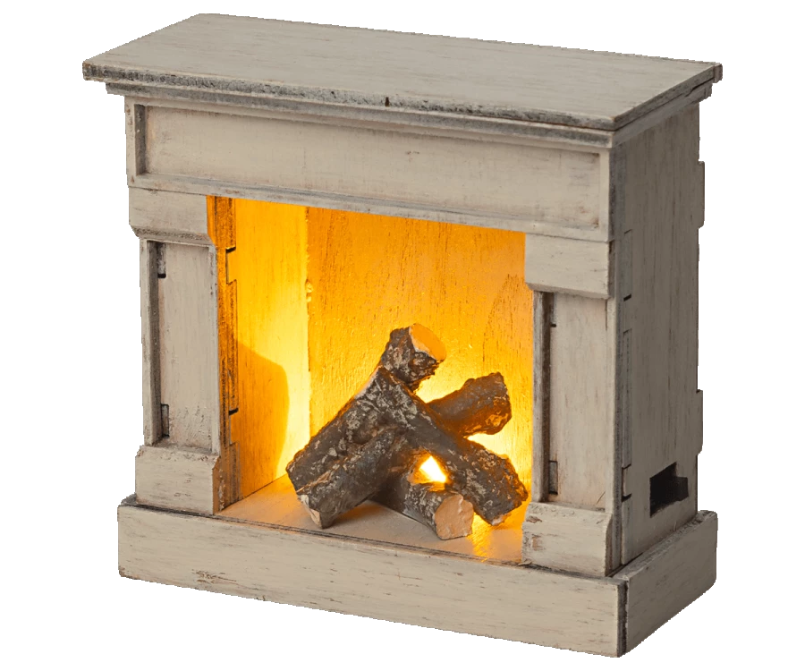 Maileg Fireplace, Off White Toy