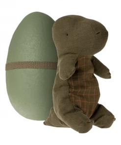 Maileg Medium Gantosaurus In Egg, Forrest Green