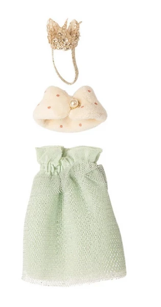 Maileg Queen Clothes For Mum - Turquoise