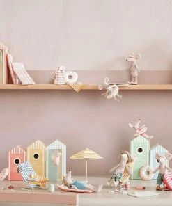 Maileg Big Brother Mouse In His Beach Cabin Toy