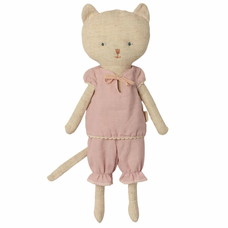 Maileg Gattina Bianca In Pigiama