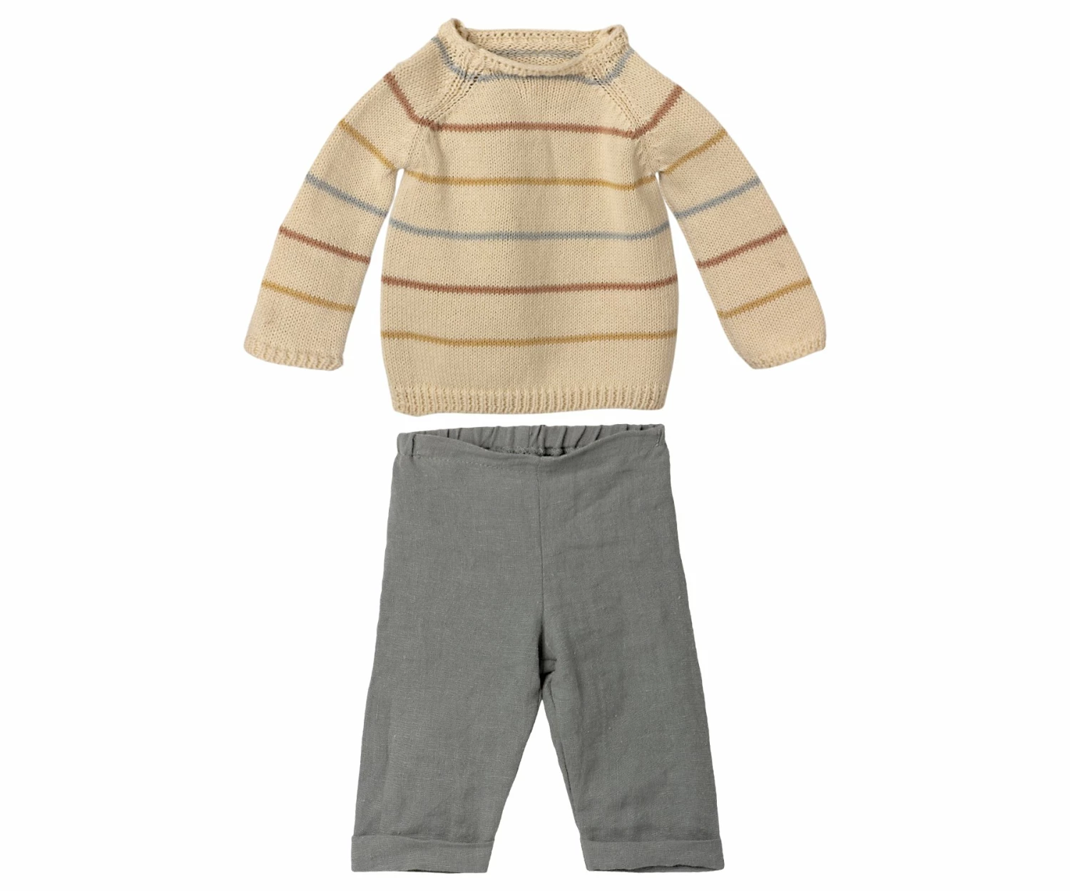 Maileg Rabbit Size 5 Pants And Knitted Sweater