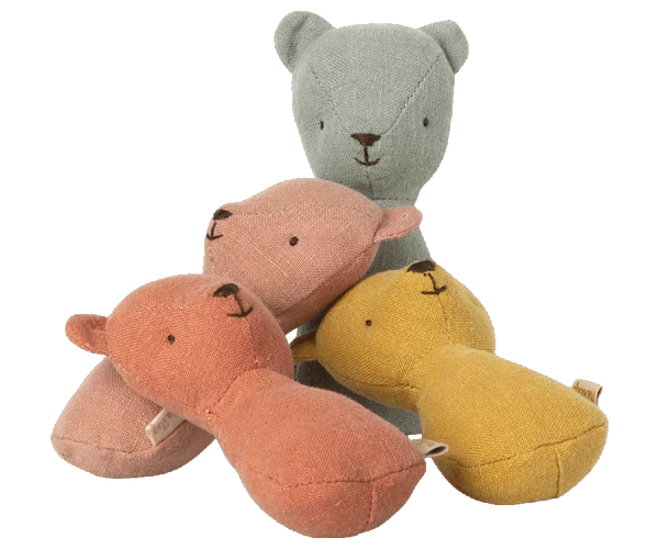 Maileg Teddy Rattle - Old Rose