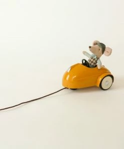Maileg Mouse With Car Garage Toy
