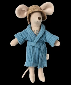 Maileg Bathrobe Dusty Blue Dad