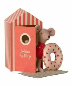 Maileg Beach Mice Little Sister In Cabin De Plage