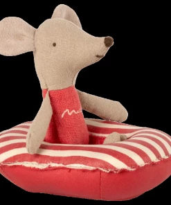 Maileg Rubber Boat Red Stripe