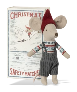 Maileg Christmas Mouse In Matchbox Big Brother