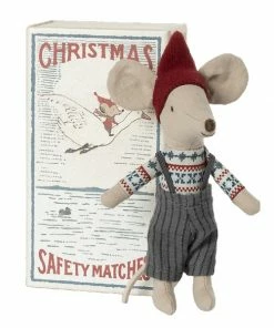 Maileg Hermano Mayor en Caja de Cerillas Navidad