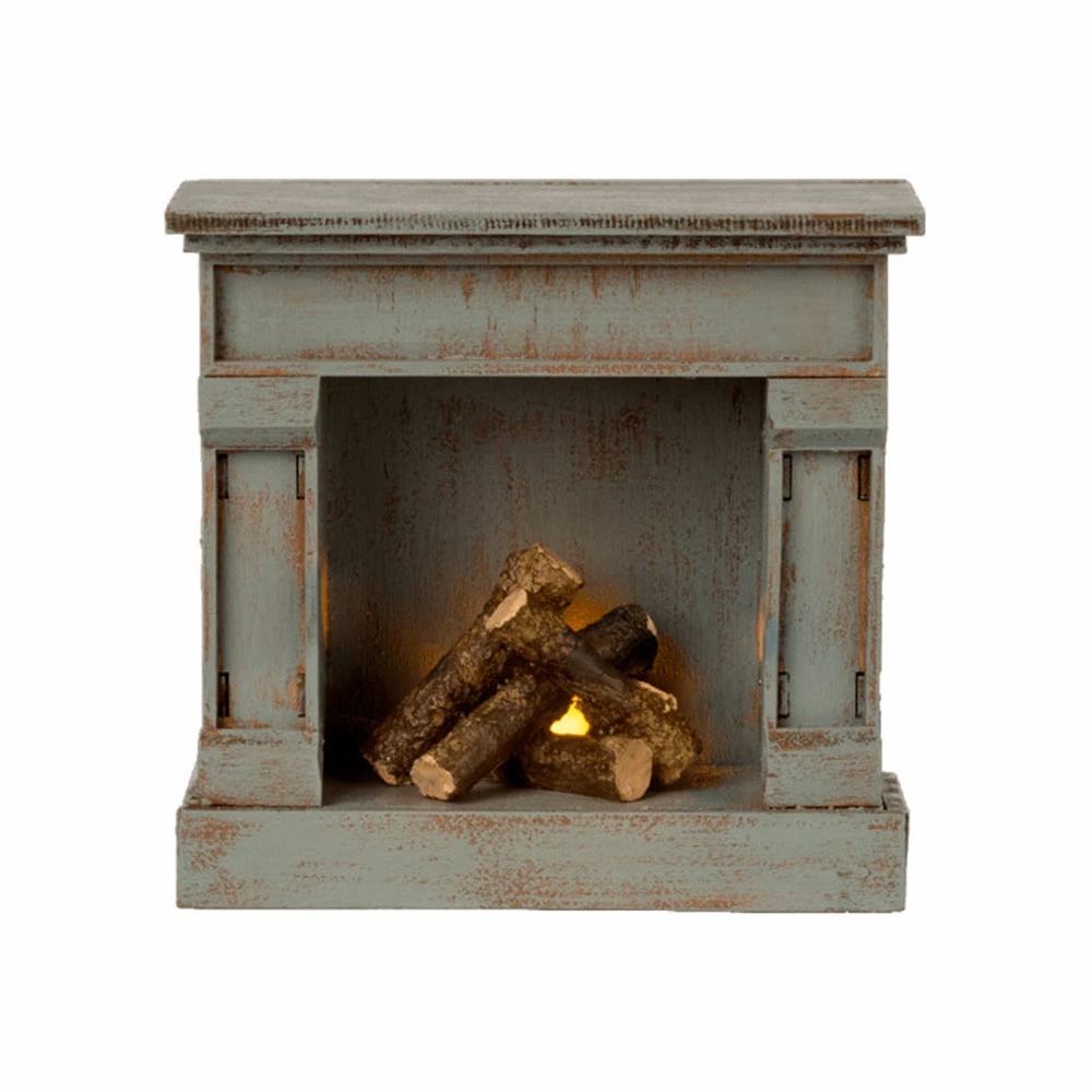 Maileg Chimenea Miniatura - Vintage Blue