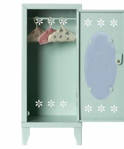 Maileg Green Locker with 3 Hangers