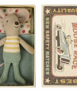 Maileg 10cm Little Brother Mouse in Box