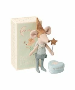 Maileg Tooth Fairy - Big Brother Mouse With Metal Box