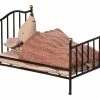 Maileg Vintage Bed Mouse Anthracite