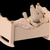 Maileg Rose Cradle, Baby Mouse - Maileg