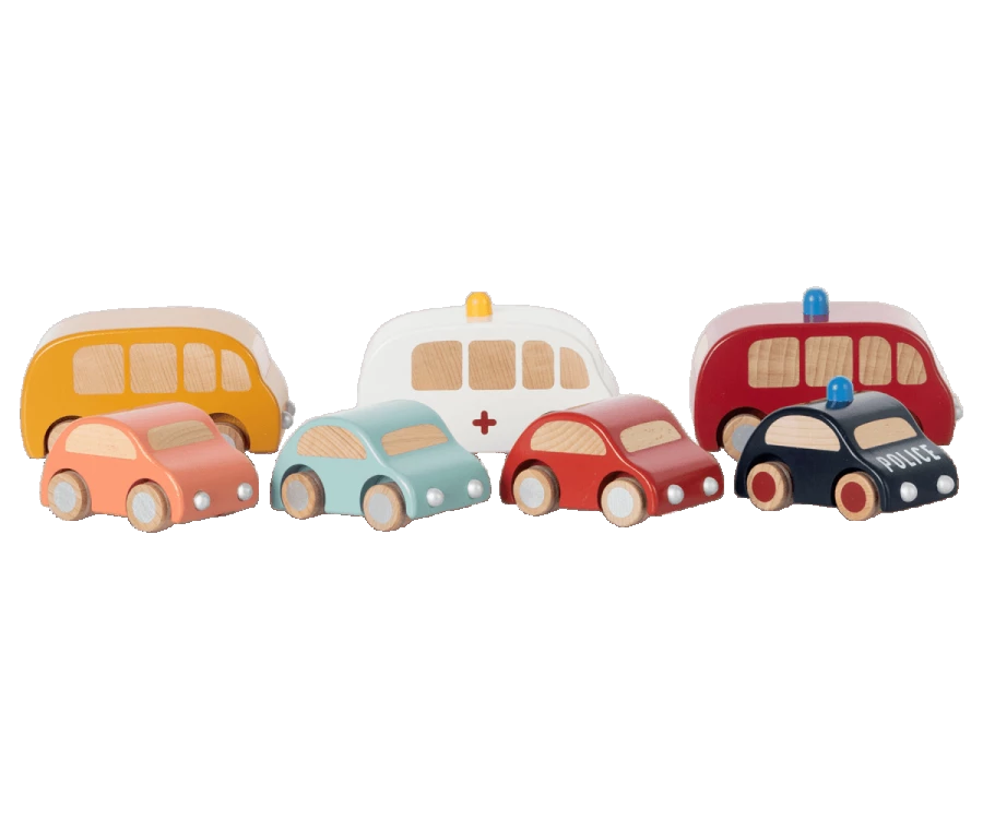 Maileg Coral Wooden Car