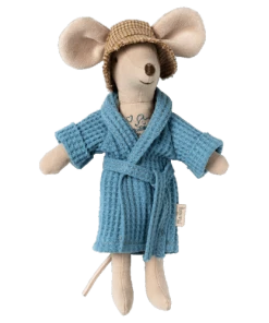 Maileg Bathrobe - Dusty Blue