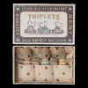 Maileg Triplets, Baby Mice In Matchbox