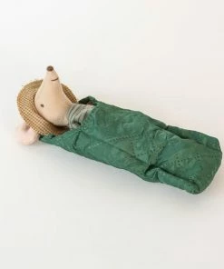 Maileg Big Brother Hiker Mouse With Sleeping Bag