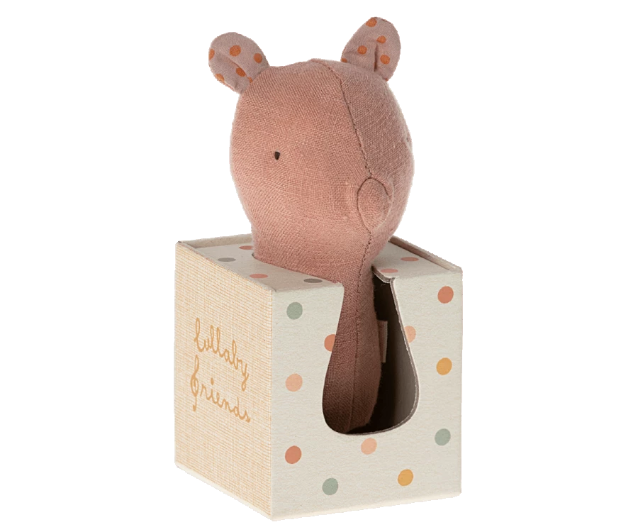 Maileg Pig Rattle Lullaby Friends