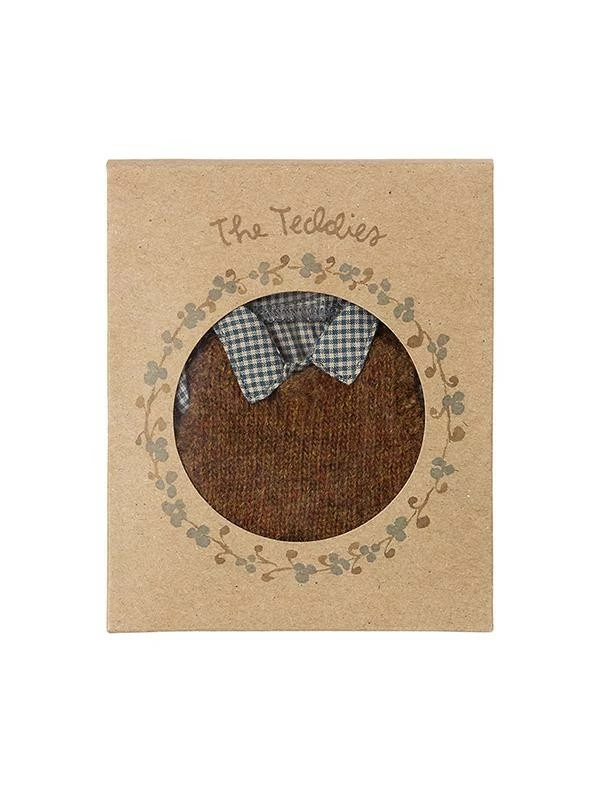 Maileg Papa Teddy Con Vestiti Invernali